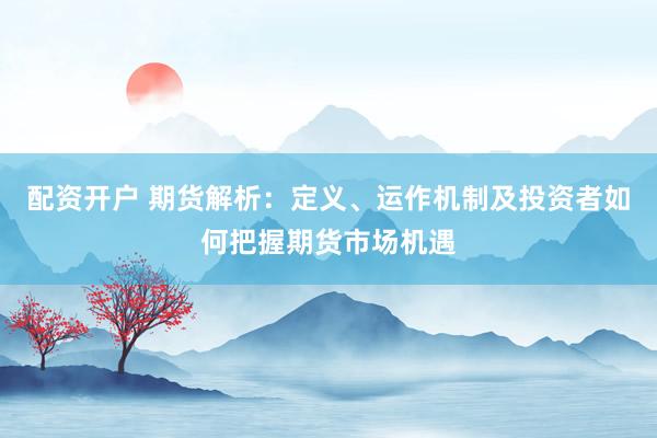 配资开户 期货解析：定义、运作机制及投资者如何把握期货市场机遇