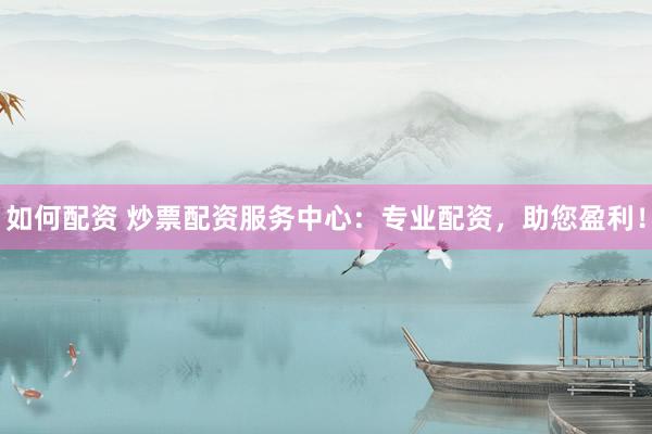 如何配资 炒票配资服务中心：专业配资，助您盈利！