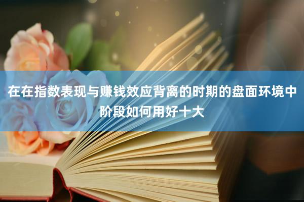 在在指数表现与赚钱效应背离的时期的盘面环境中阶段如何用好十大