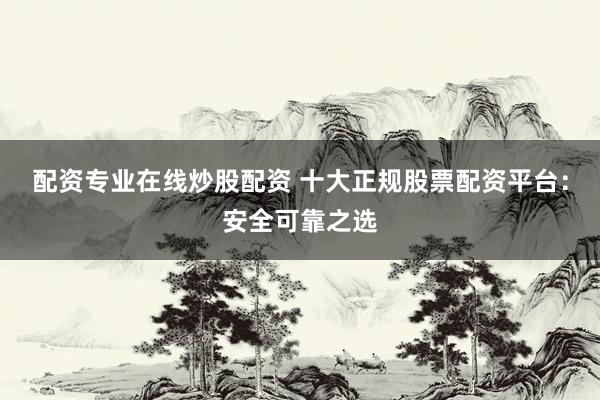 配资专业在线炒股配资 十大正规股票配资平台：安全可靠之选